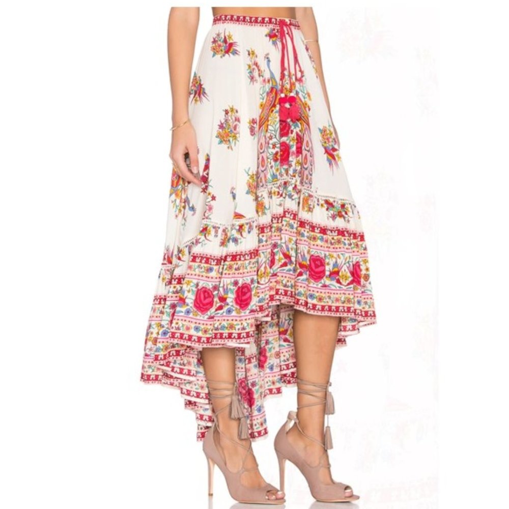 NWOT Spell Hotel Paradiso Castaway Skirt S; Pearl